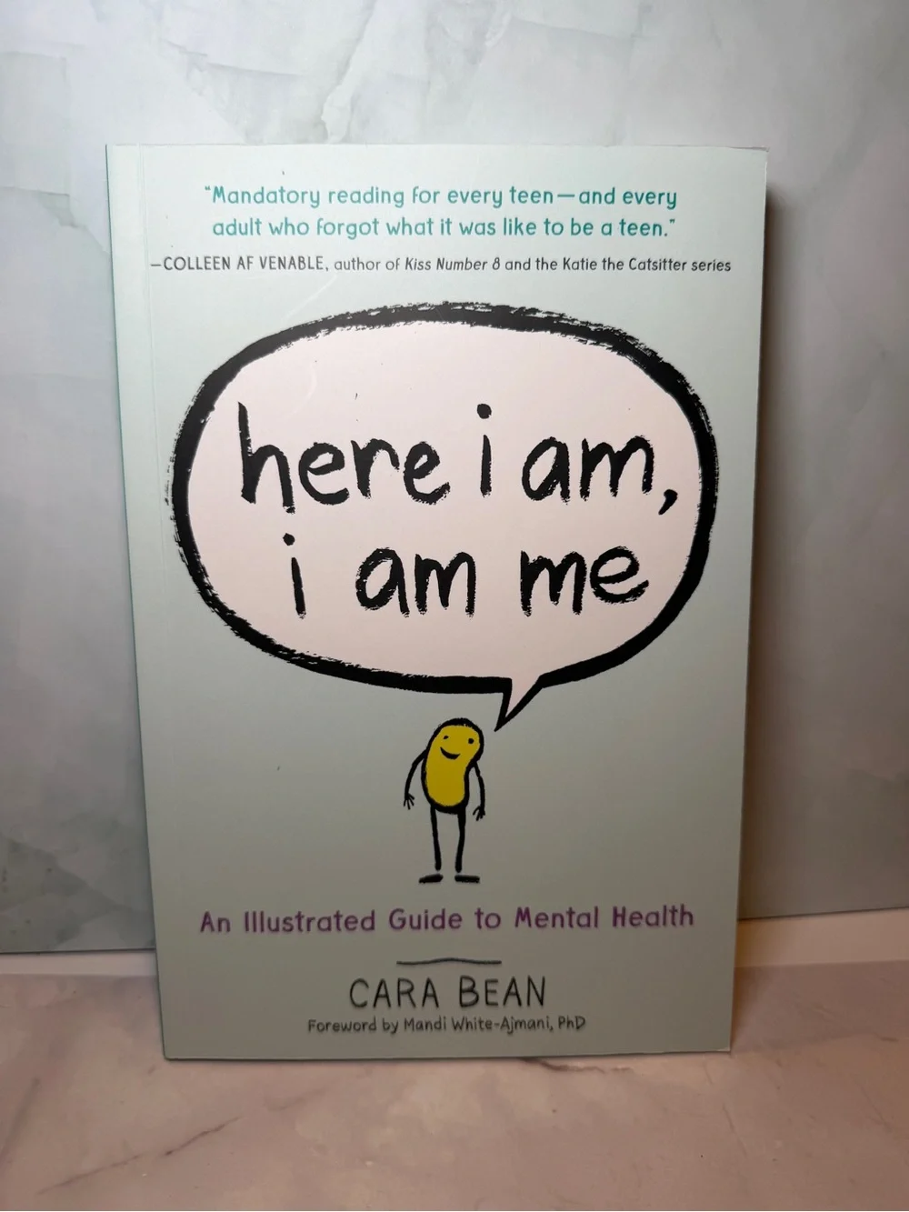 Here I Am, I Am Me Illustrated Guide to Mental Health - Pale Green